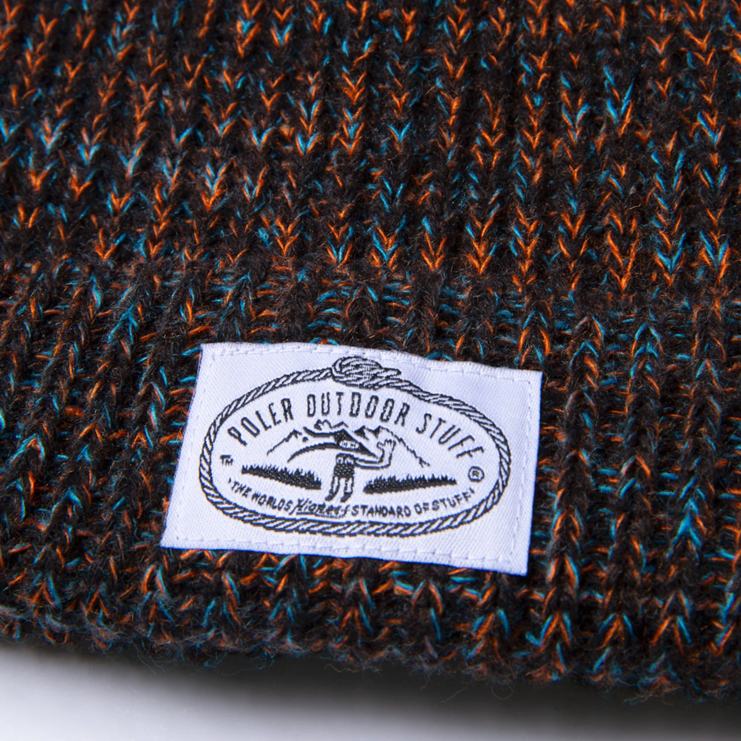 Lakai x Poler Outdoor Stuff Beanie Black O/S - Image 2