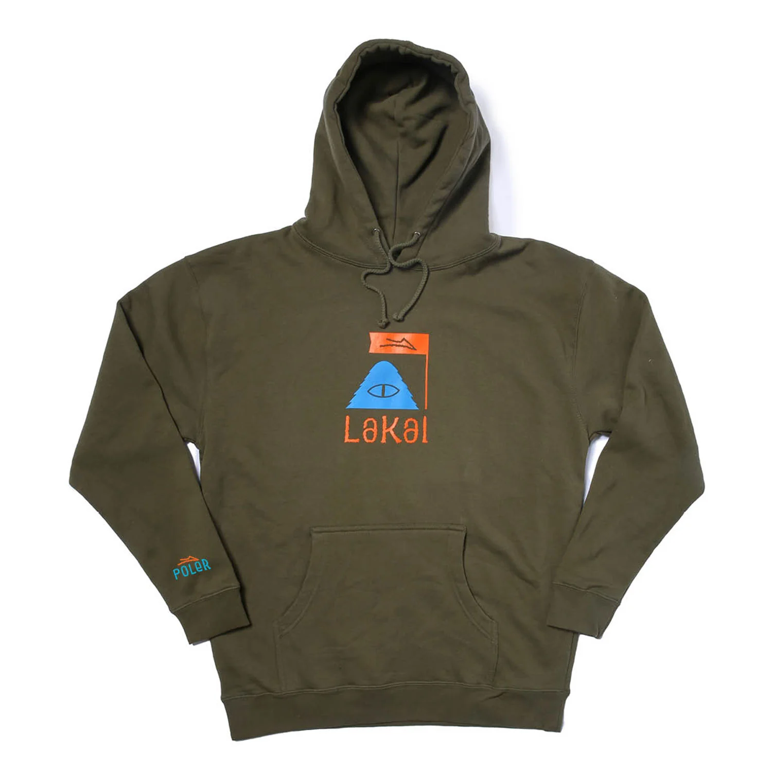 Lakai x Poler Sweatshirt Poler Summit Pullover Hoodie Olive