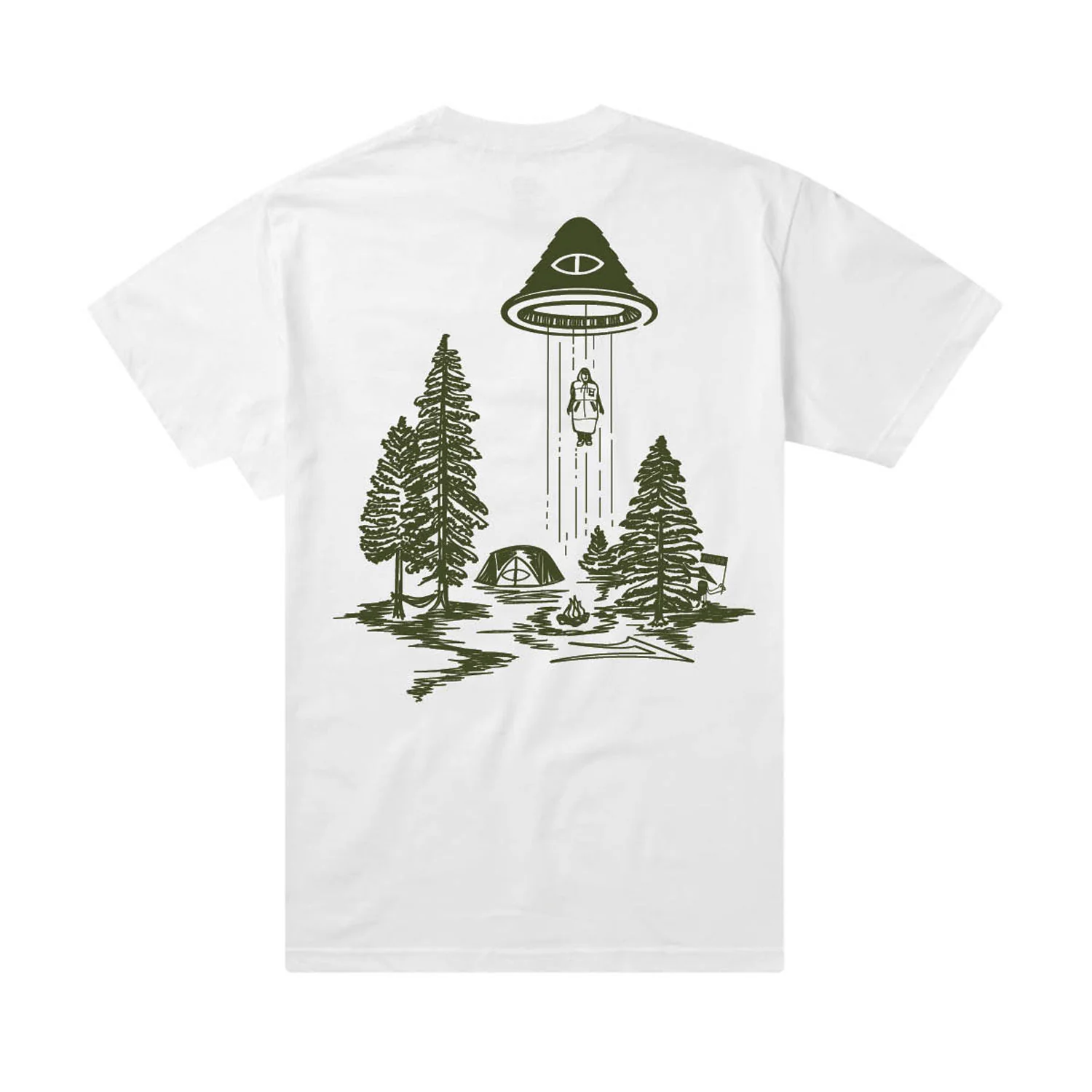 Lakai x Poler T-Shirt Poler Abducted White
