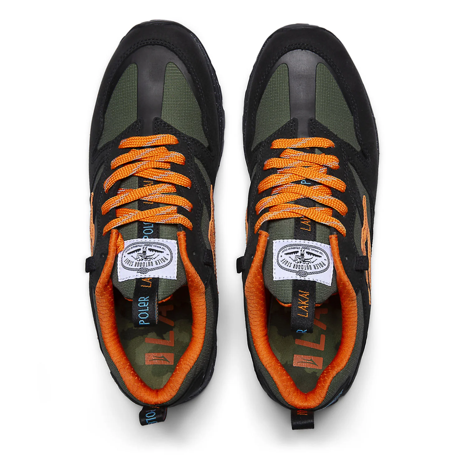 Lakai x Poler Trail Shoes Poler Evo 2.0 Trail Black Nubuck - Image 3