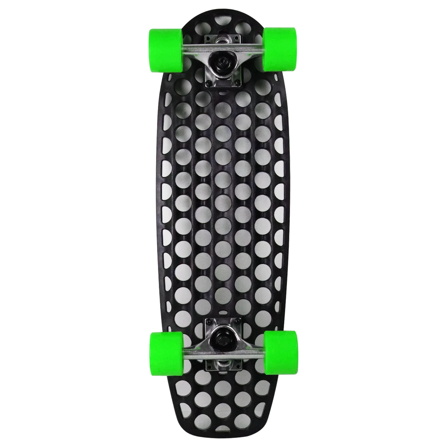 Lander Recycled Skateboard Cruiser Complete Rio 7.75" with 59mm Green Wheels - Image 2