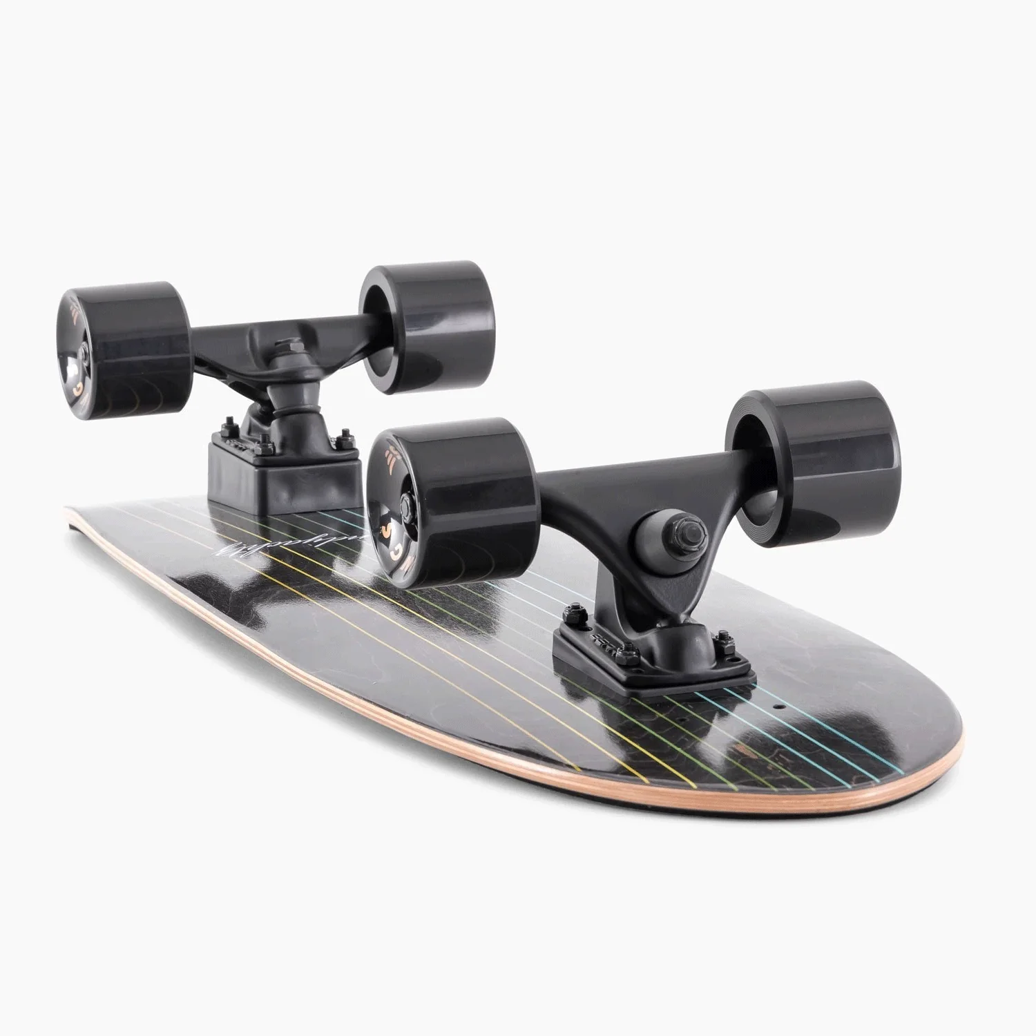 Landyachtz Cruiser Butter Black Lines 9" x 31.2" Complete - Image 4