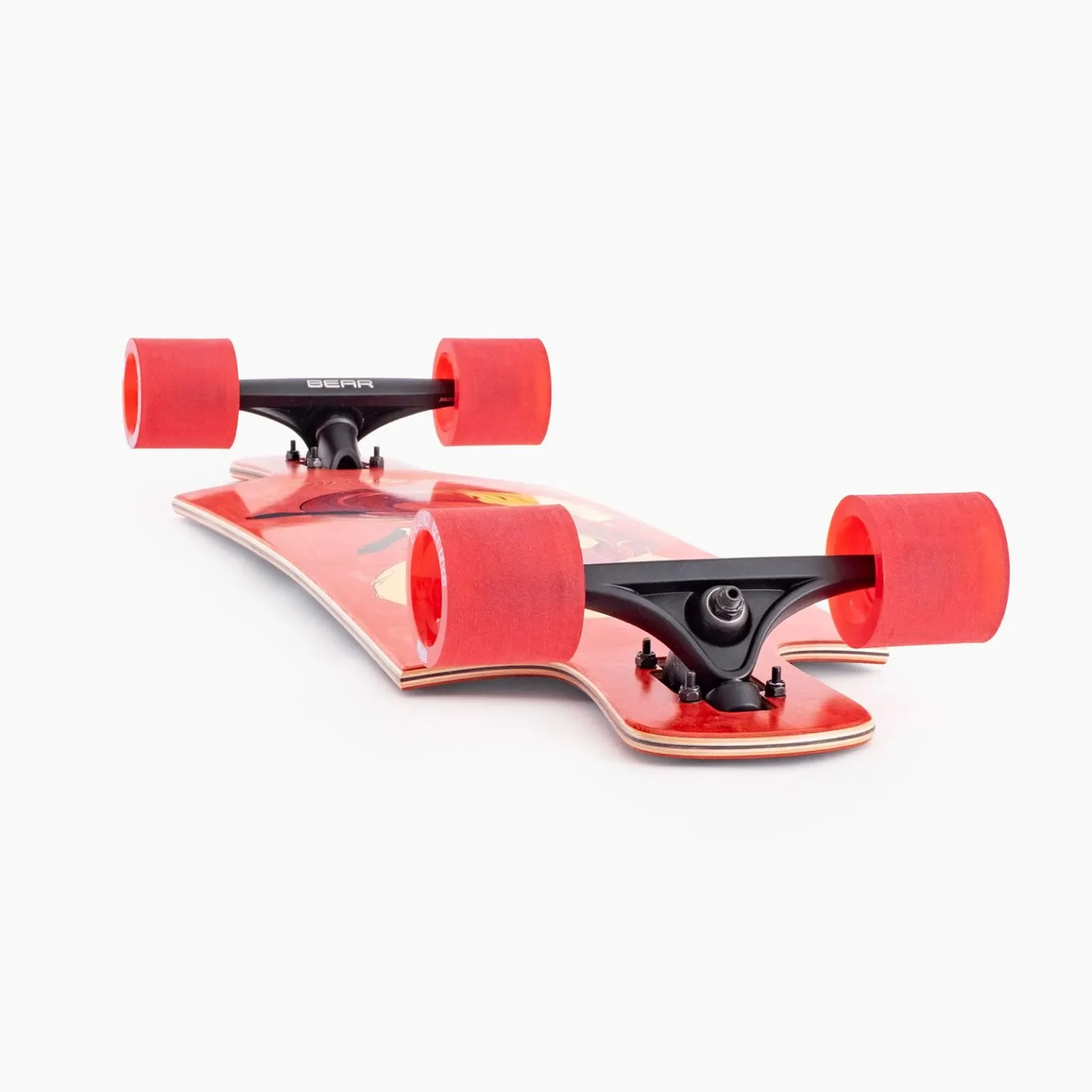 Landyachtz Longboard Drop Hammer Sun Fox Drop Through 10" x 36.5" - Image 2