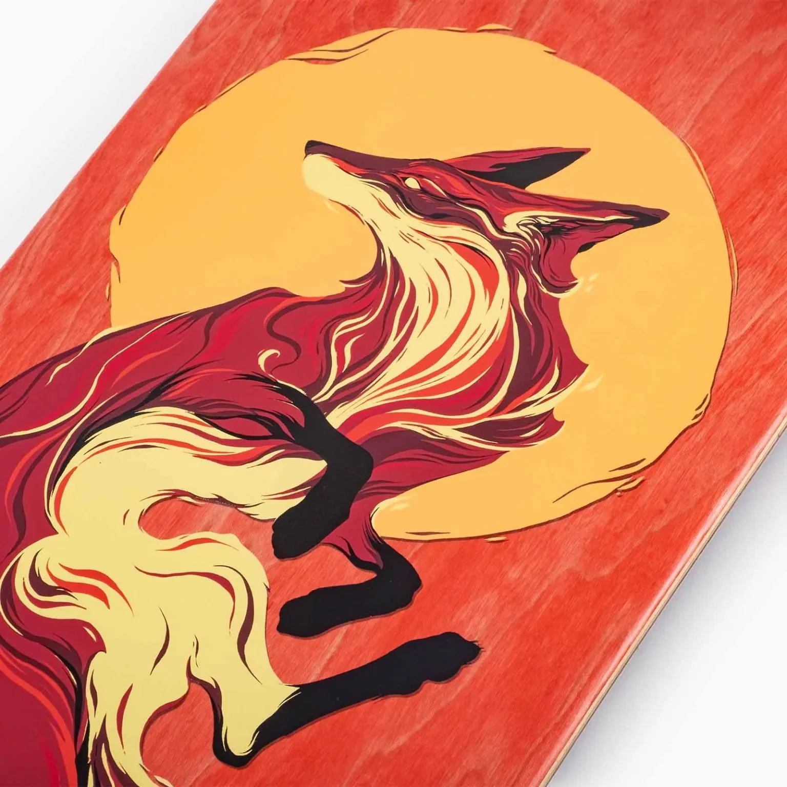 Landyachtz Longboard Drop Hammer Sun Fox Drop Through 10" x 36.5" - Image 3