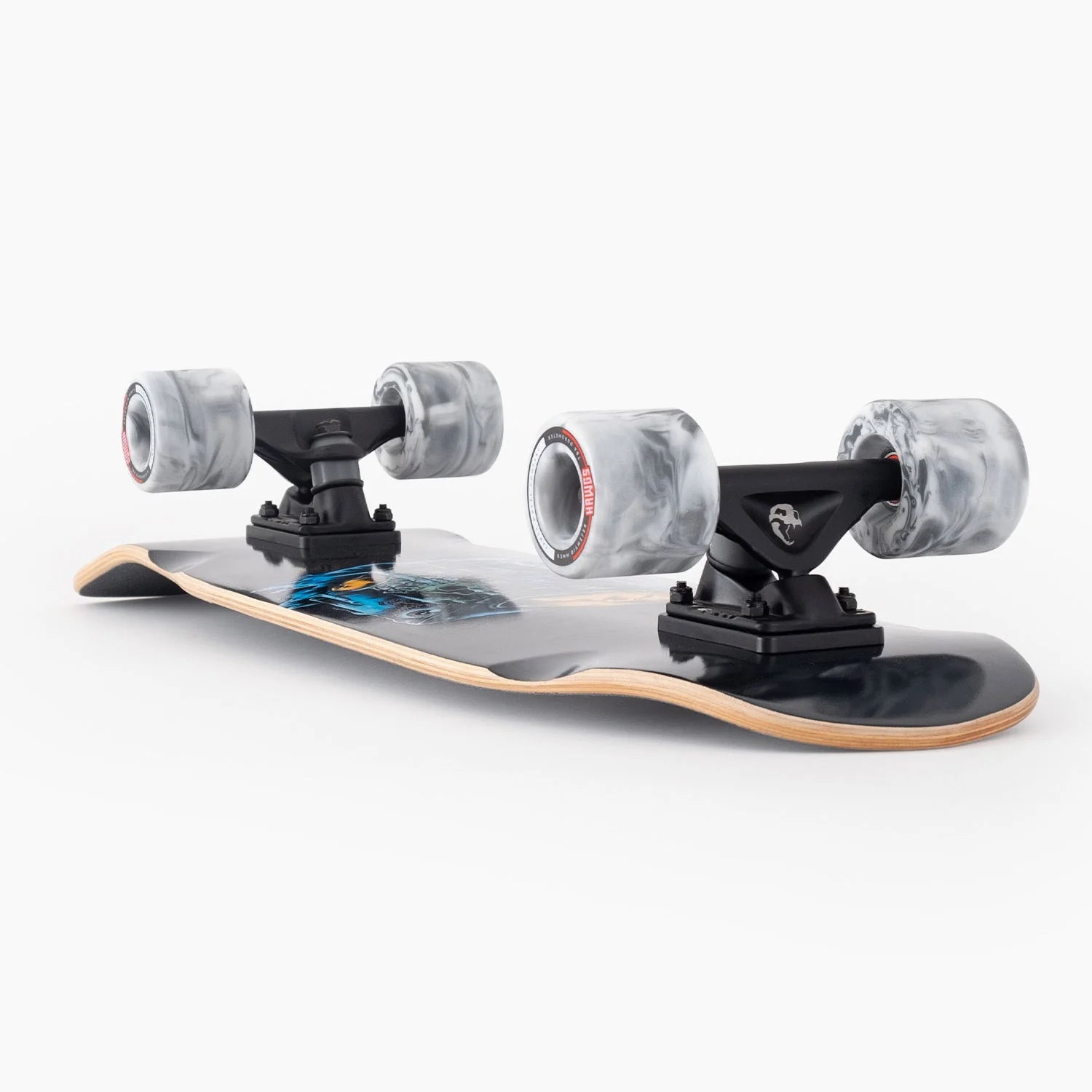 Landyachtz Longboards Skateboard Cruiser Dinghy Shape 9 Eyes Cube 8.5" x 28.5" - Image 3