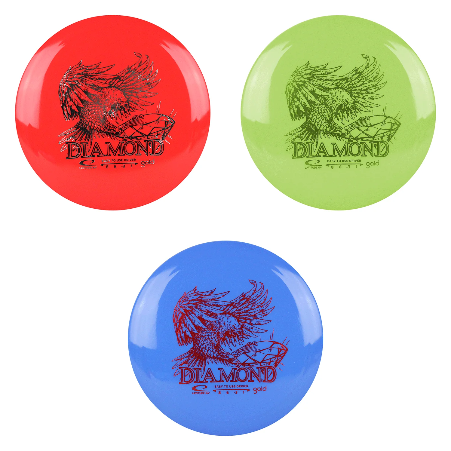 Latitude 64 Disc Golf Gold Diamond Fairway Driver 8/6/-3/1 - Choose Exact Disc