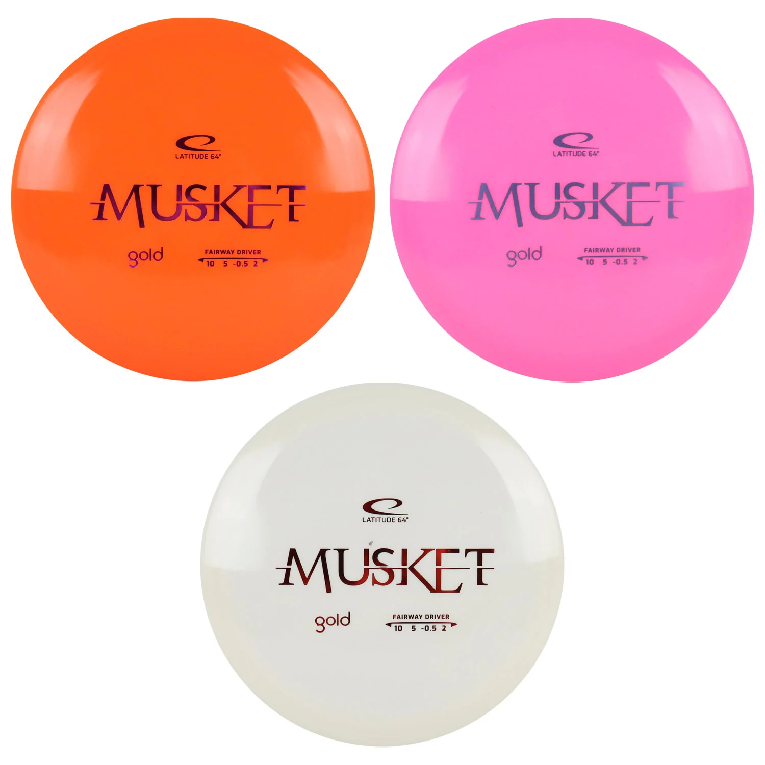 Latitude 64 Disc Golf Gold Musket Fairway Driver 10/5/-0.5/2 - Choose Exact Disc