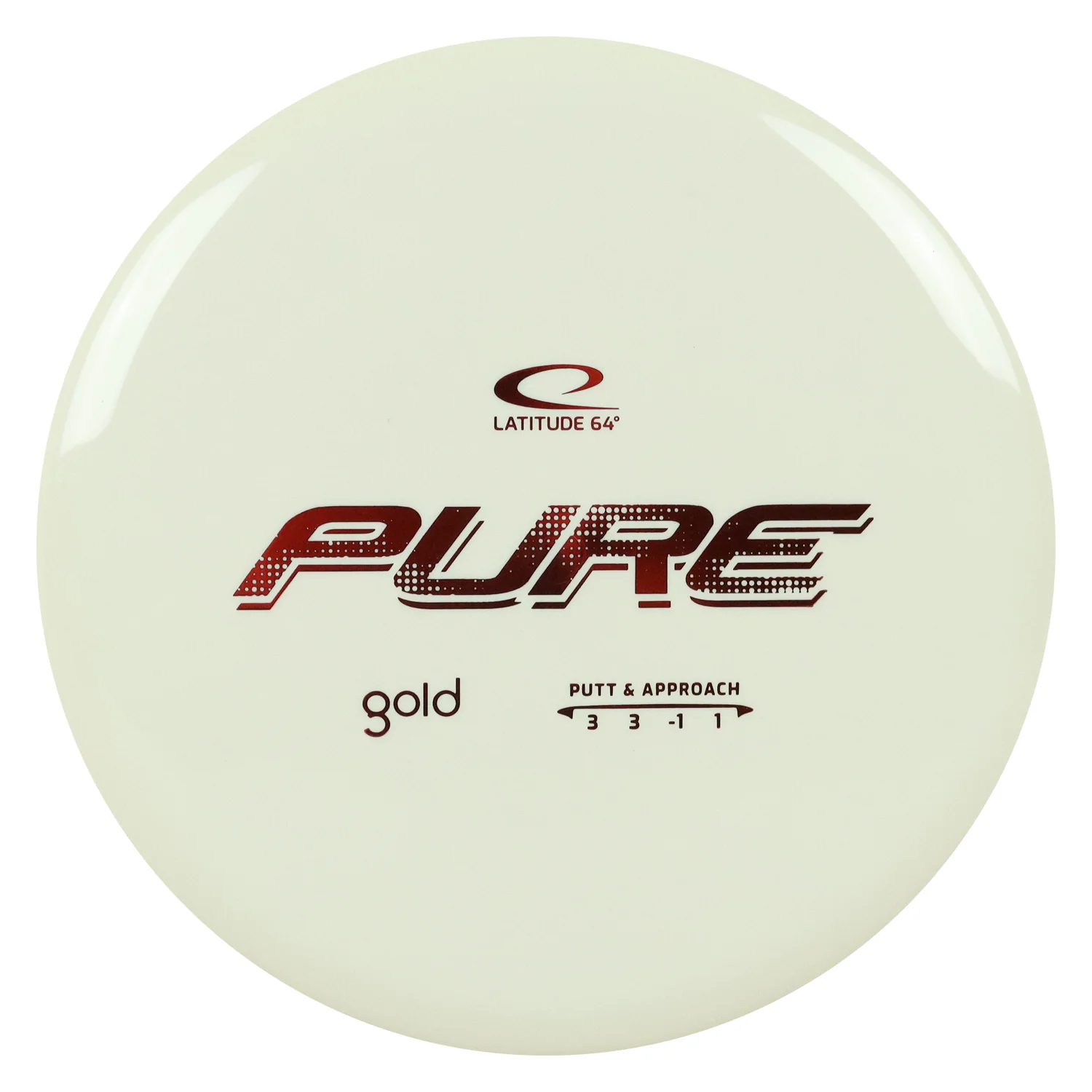 Latitude 64 Disc Golf Gold Pure Putter 3/3/-1-1 - Choose Exact Disc - Image 2