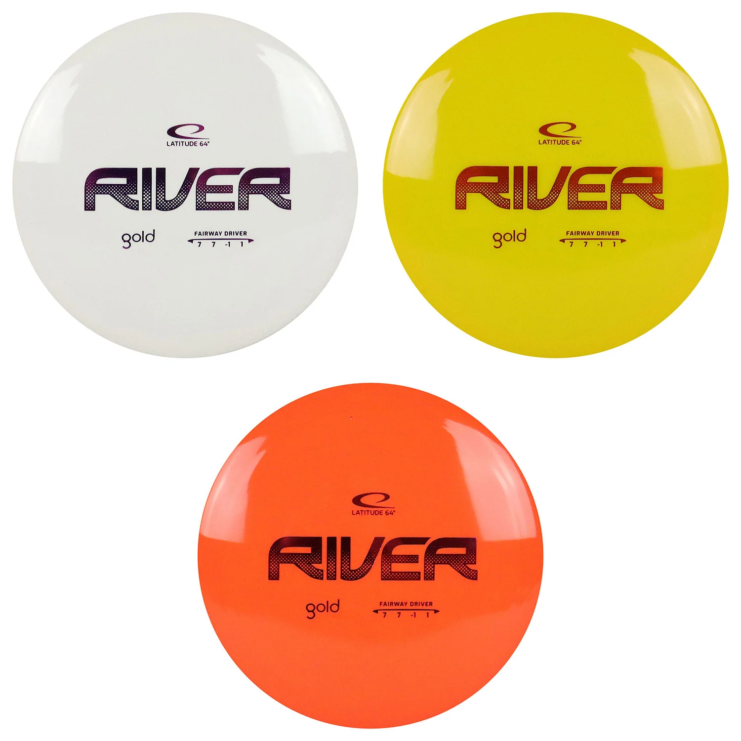Latitude 64 Disc Golf Gold River Fairway Driver 7/7/-1/1 - Choose Exact Disc