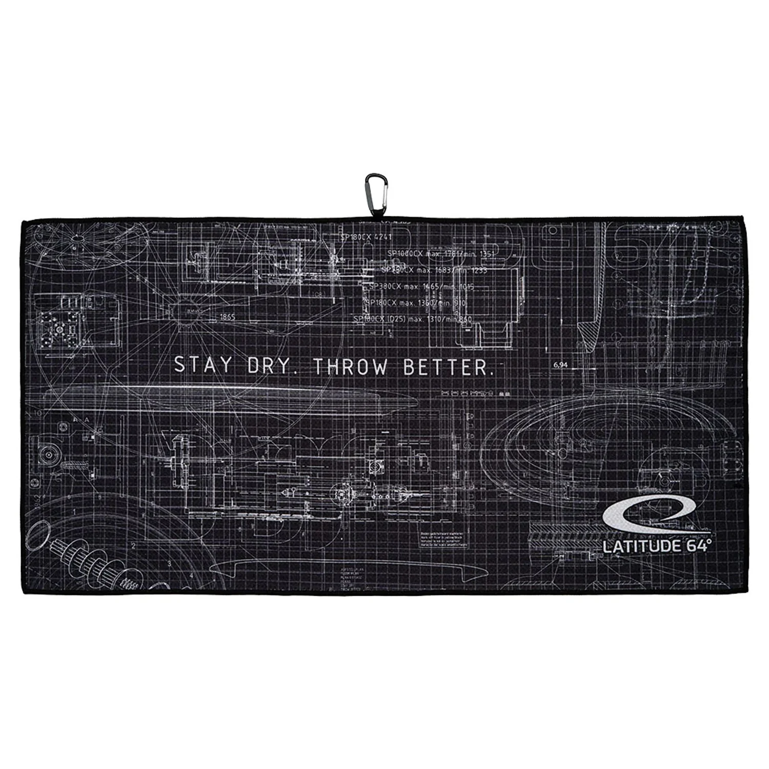 Latitude 64 Disc Golf Microfiber Waffle Towel - Choose Color - Image 2