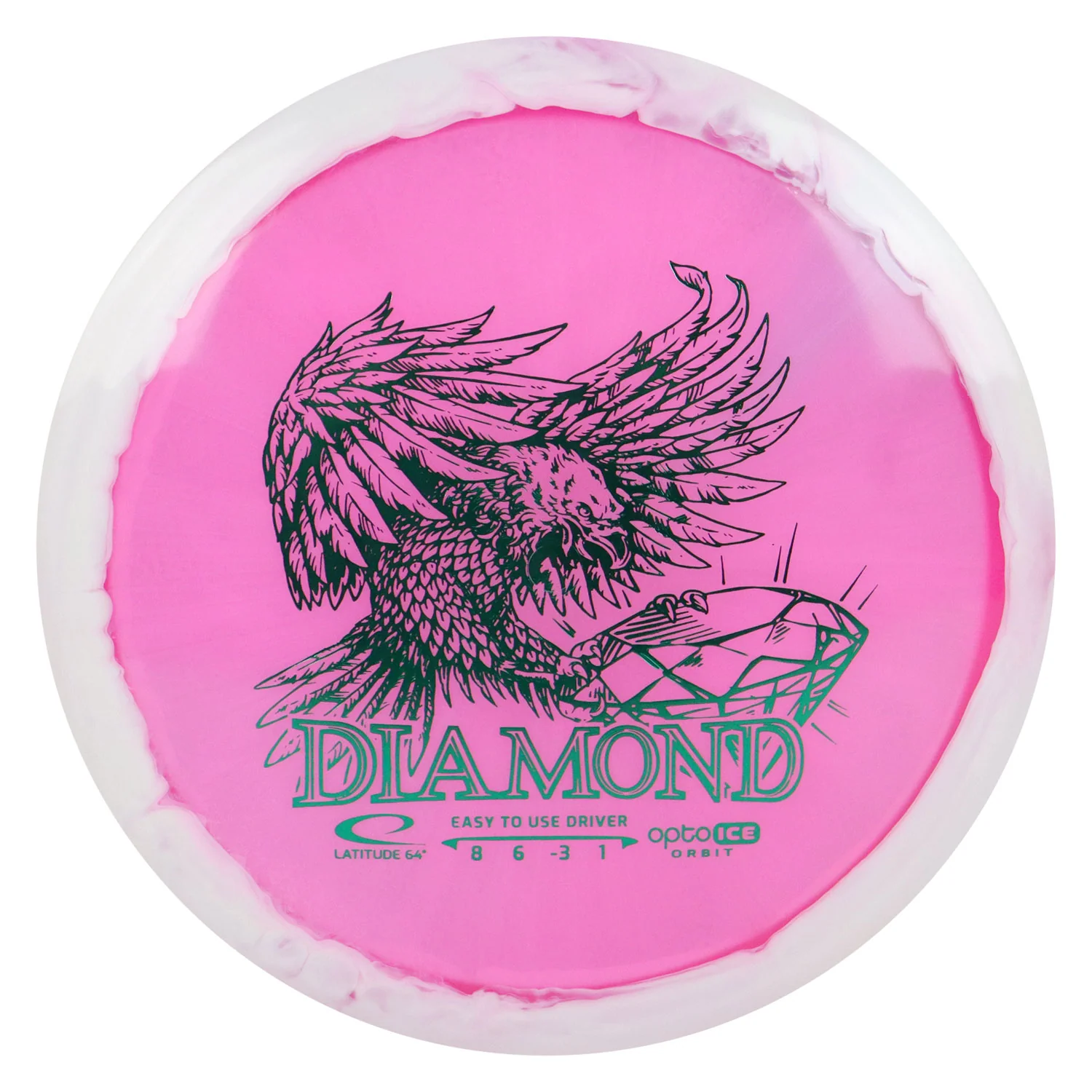 Latitude 64 Disc Golf Opto-Ice Orbit Diamond Fairway Driver 8/6/-3/1 - Choose Exact Disc - Image 3
