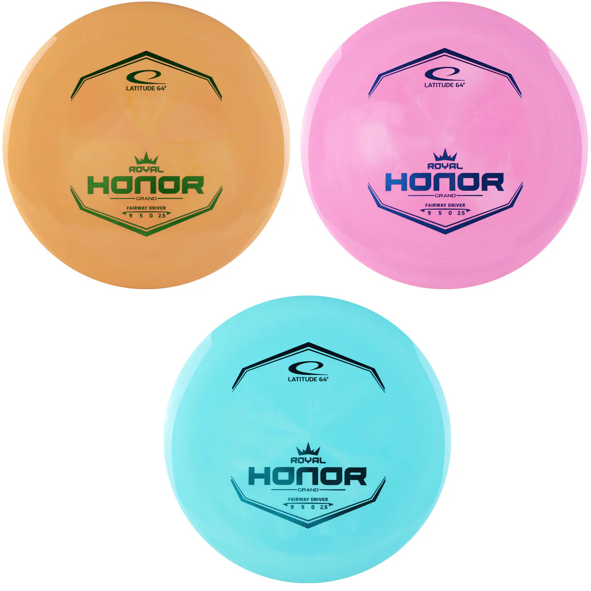 Latitude 64 Disc Golf Royal Grand Honor Fairway Driver 9/5/0/2.5 - Choose Exact Disc