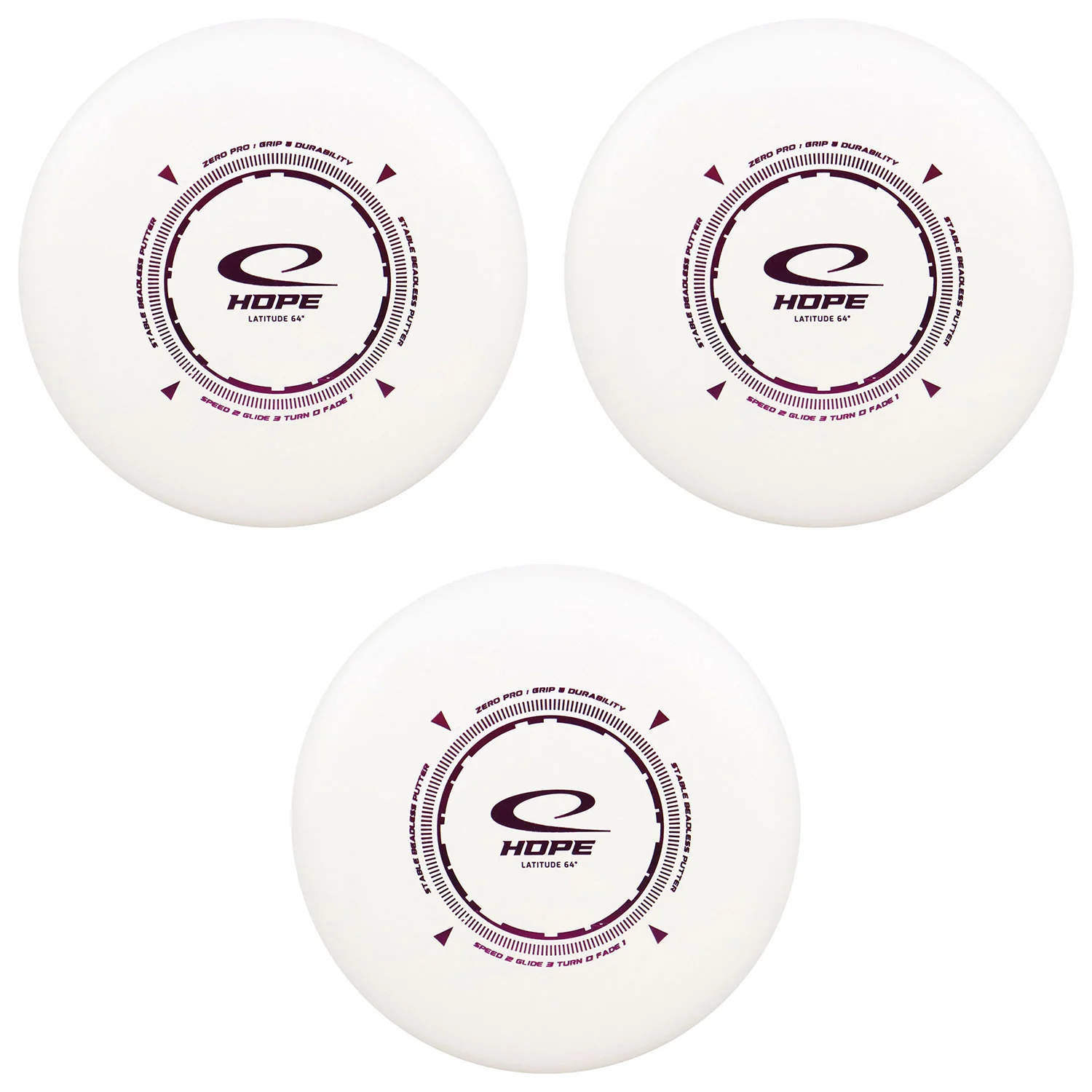 Latitude 64 Disc Golf Zero Pro Hope Putter 2/3/0/1 - Choose Exact Disc