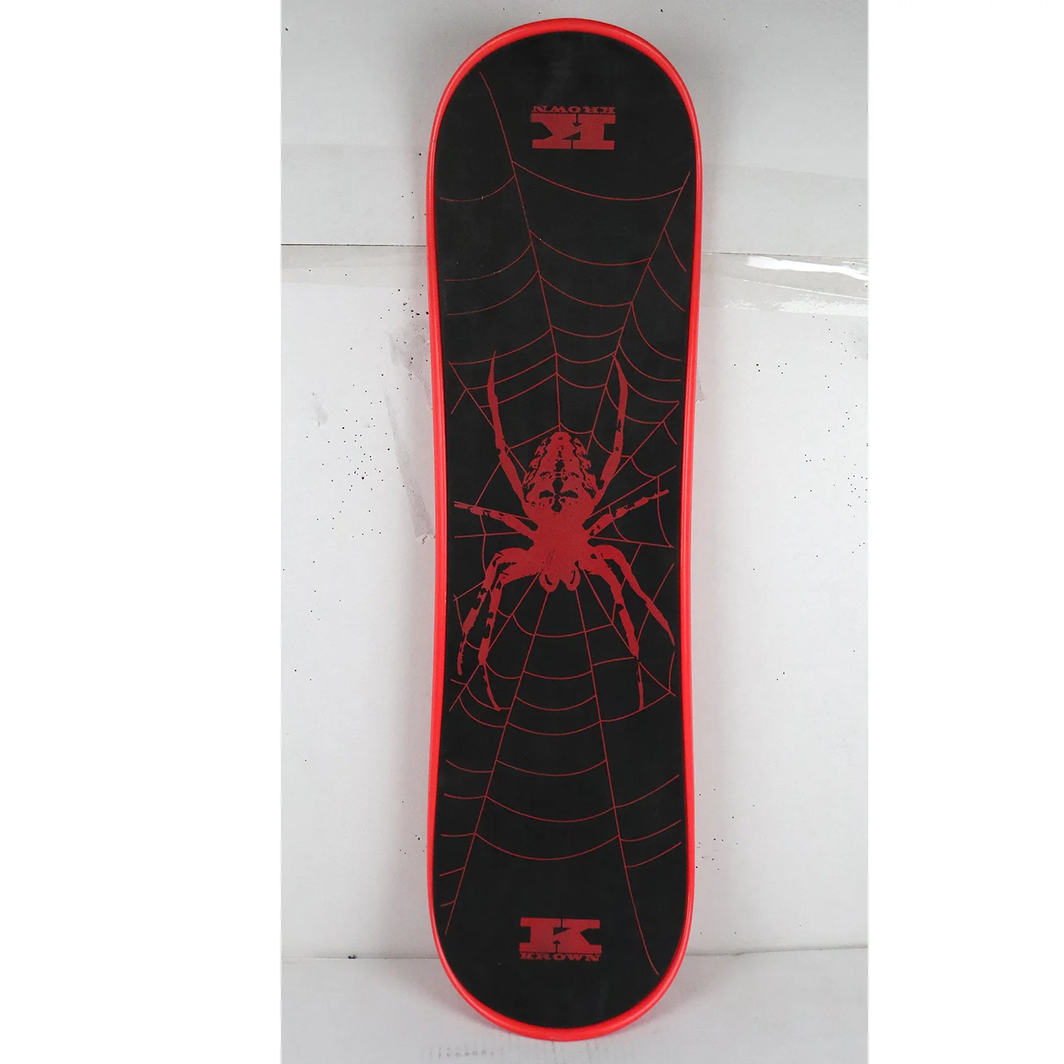 Lightly Used Krown Snowskate 9" x 32" Spider Red