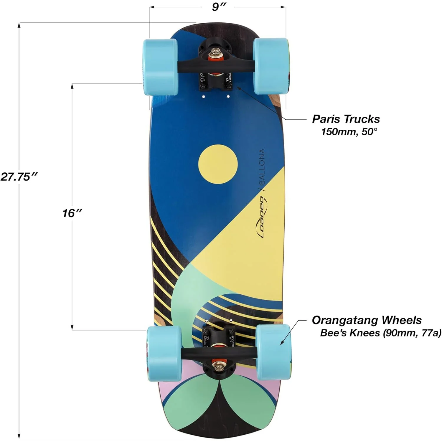 Loaded Boards Complete Ballona Willy Rumblebee Build - Image 4