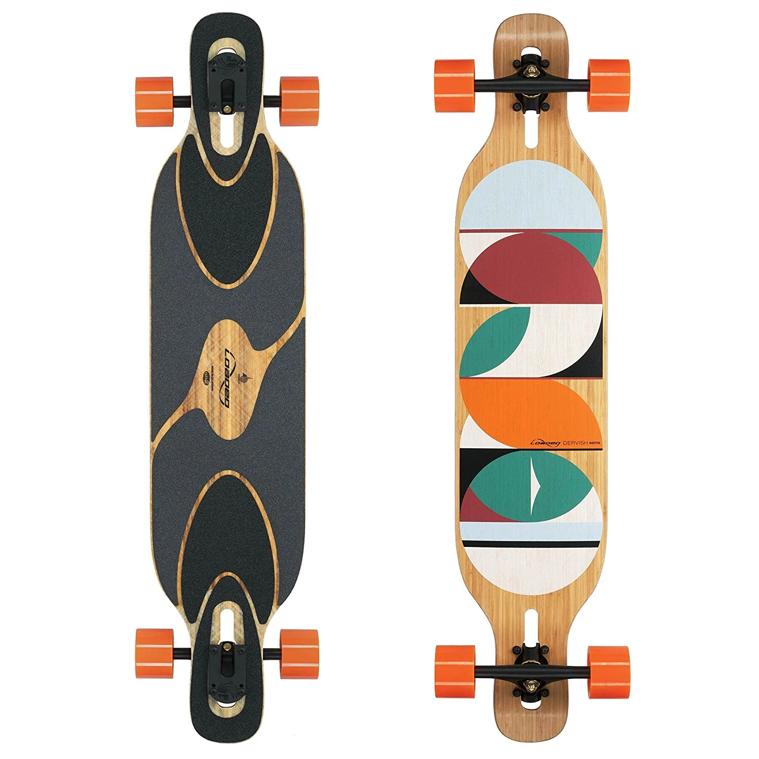 Loaded Boards Dervish Sama Bamboo (In Heat Wheels, Paris Trucks, Flex 1)