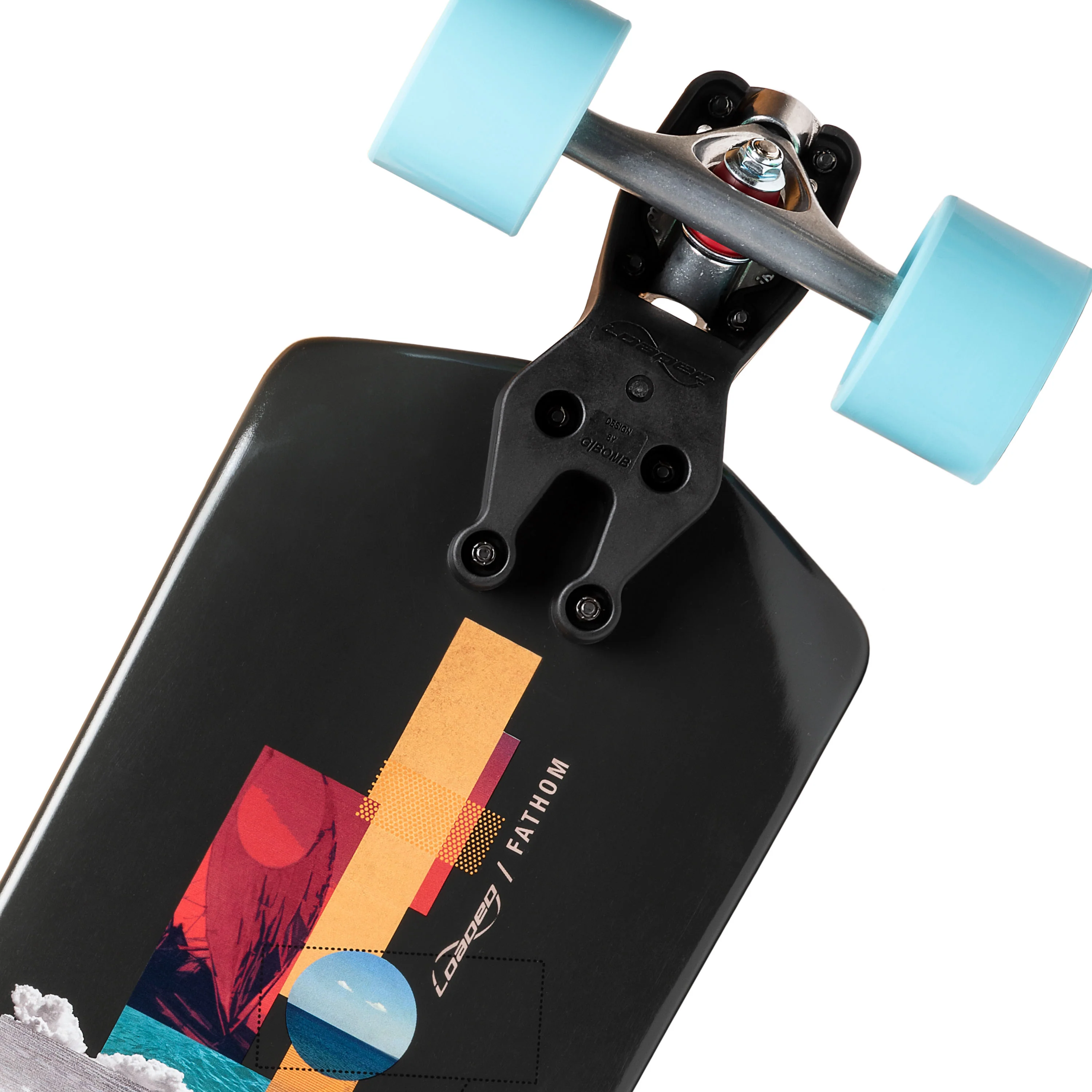 Loaded Boards Fathom Complete with Zee Brackets and Orangatang Caguamas - Image 3