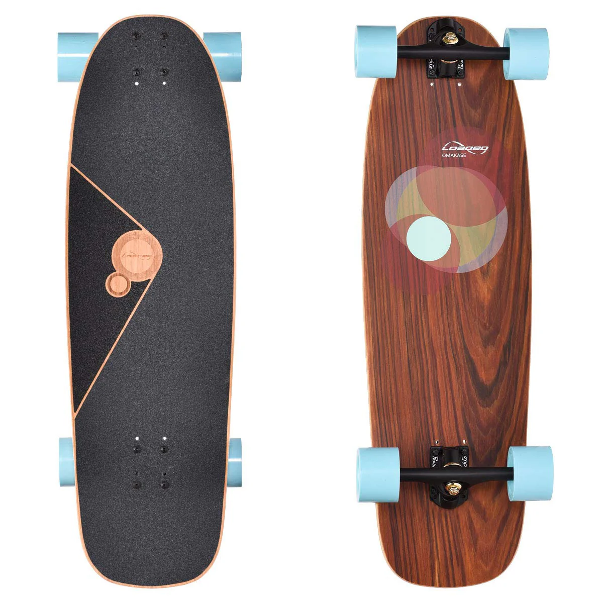 Loaded Boards Omakase Bamboo Roe (Paris 180mm Trucks, 77a In Heat)