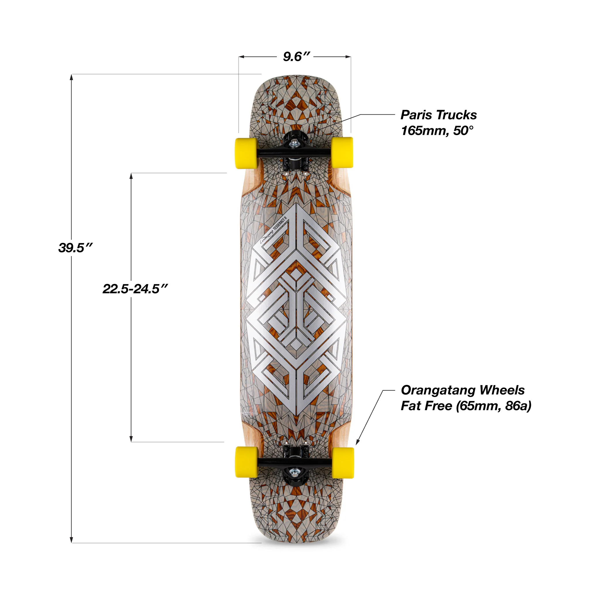 Loaded Longboard Complete Tesseract II Chroma 9.6" x 39.5" - Image 2