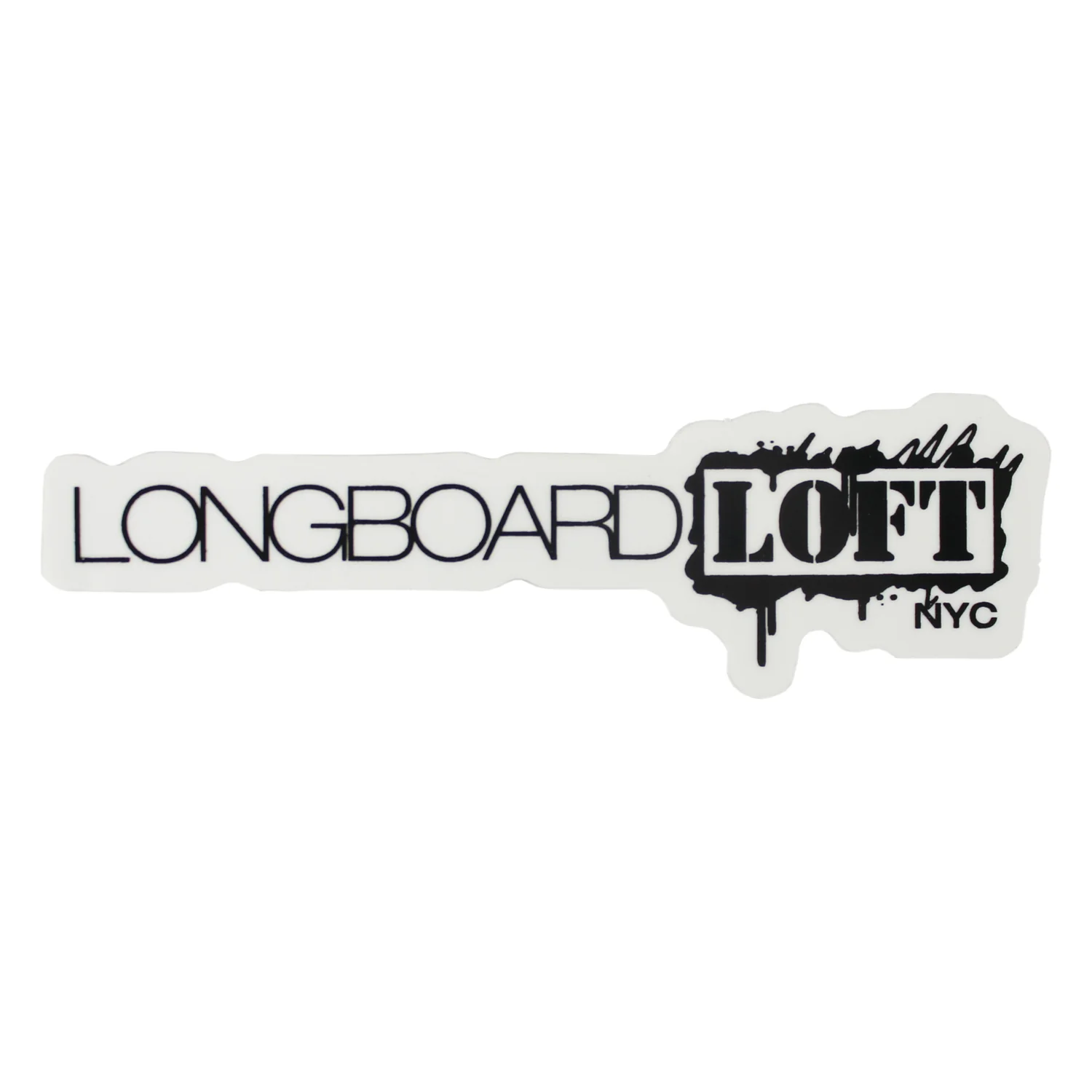 Longboard Loft NYC Sticker 5" x 1.5"
