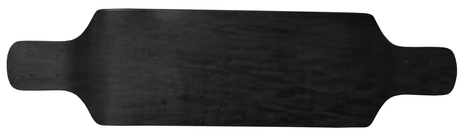 Longboard Moose Drop Down Deck 9.4" x 38" Stained Black