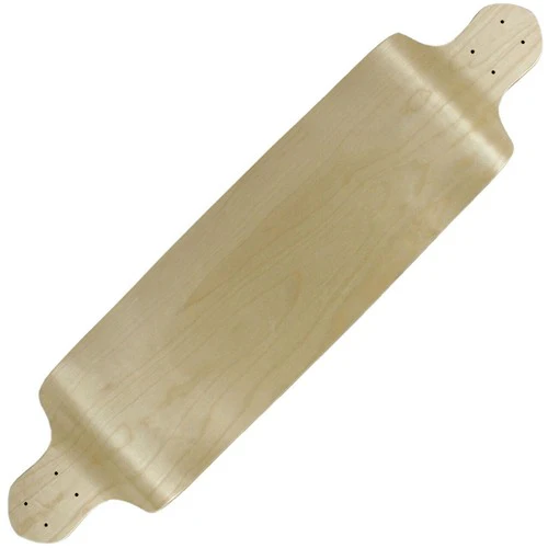 Longboard Moose Drop Down Deck 9.75" x 41.5" Zebra Bamboo - Image 2