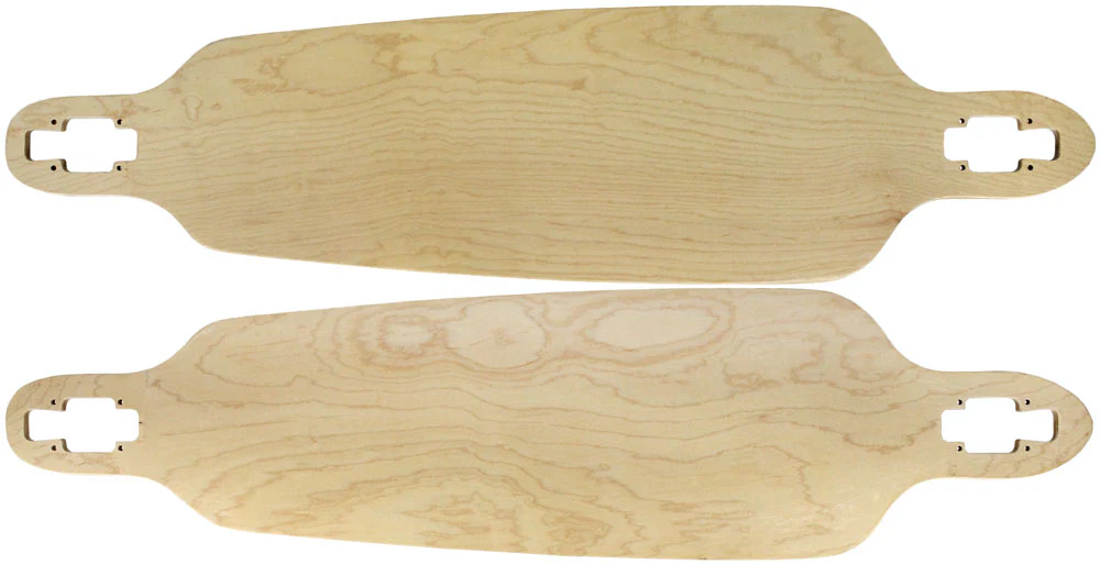 Longboard Moose Drop Through Deck 10" x 38.75" Natural