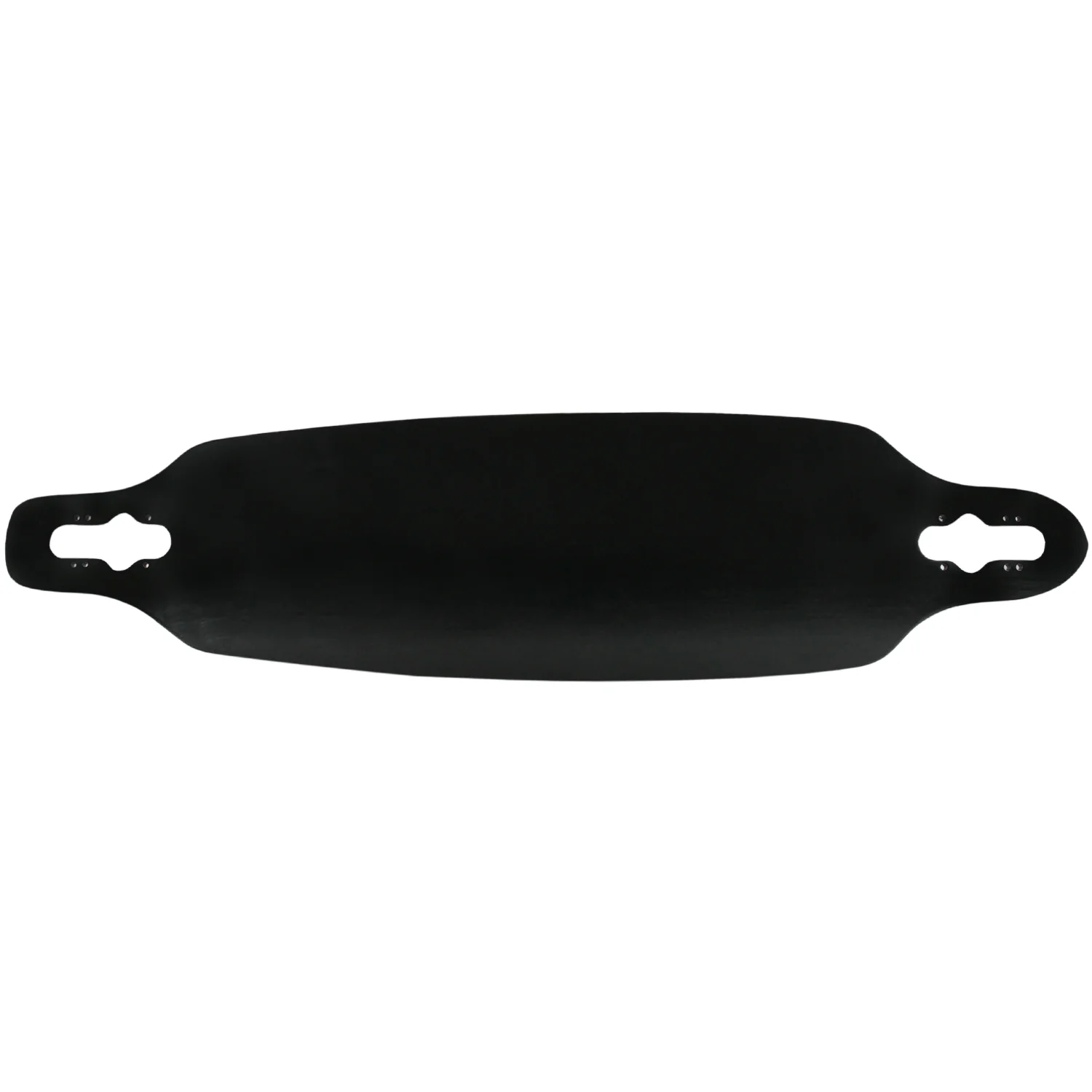 Longboard Moose Drop Through Deck 9" x 36" Dipped Black
