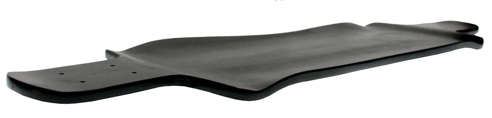 Longboard Moose Freeride/Freestyle Drop Down Deck 10 x 40 Dipped Black - Image 2