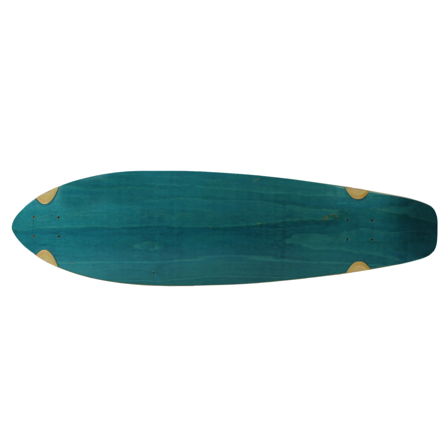 Longboard Moose Longboard Deck 9.75" x 36.5" Stained Blue - Image 2
