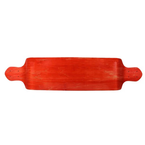 Longboard Moose Longboard Deck 9.75" x 41.5" Drop Down RED - Image 2