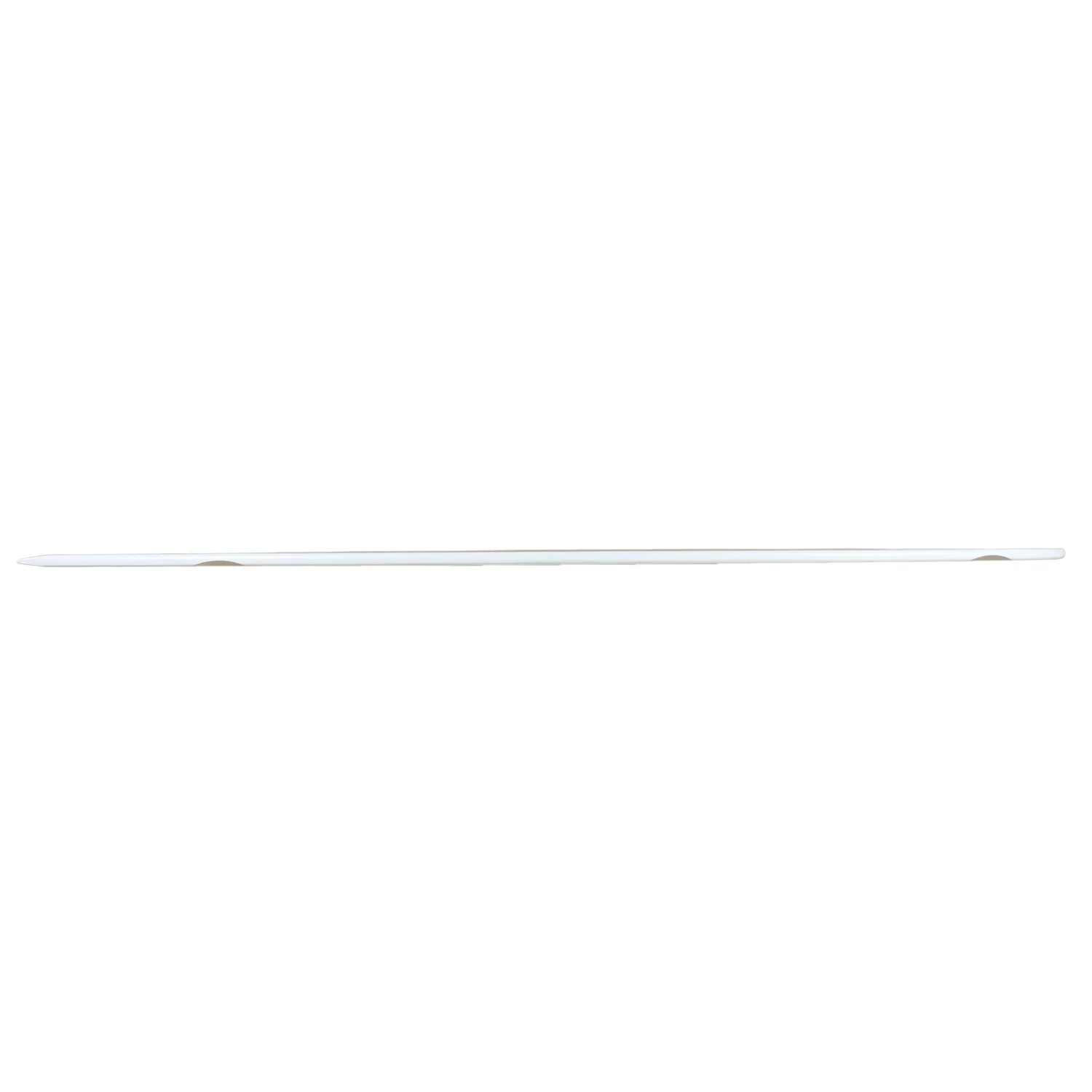 Longboard Moose Longboard Deck 9" x 47" Pintail WHITE - Image 5