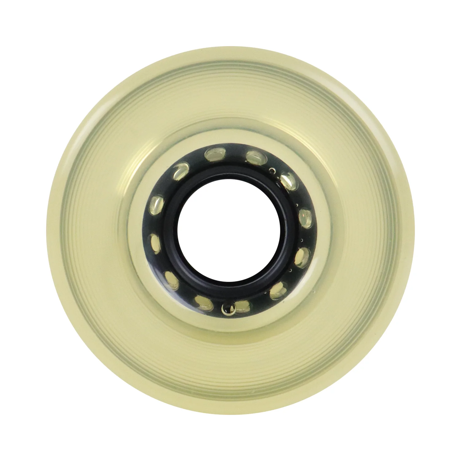 Longboard Wheels 70mm x 42mm 82A Stone Ground Clear 4-Pack - Image 3