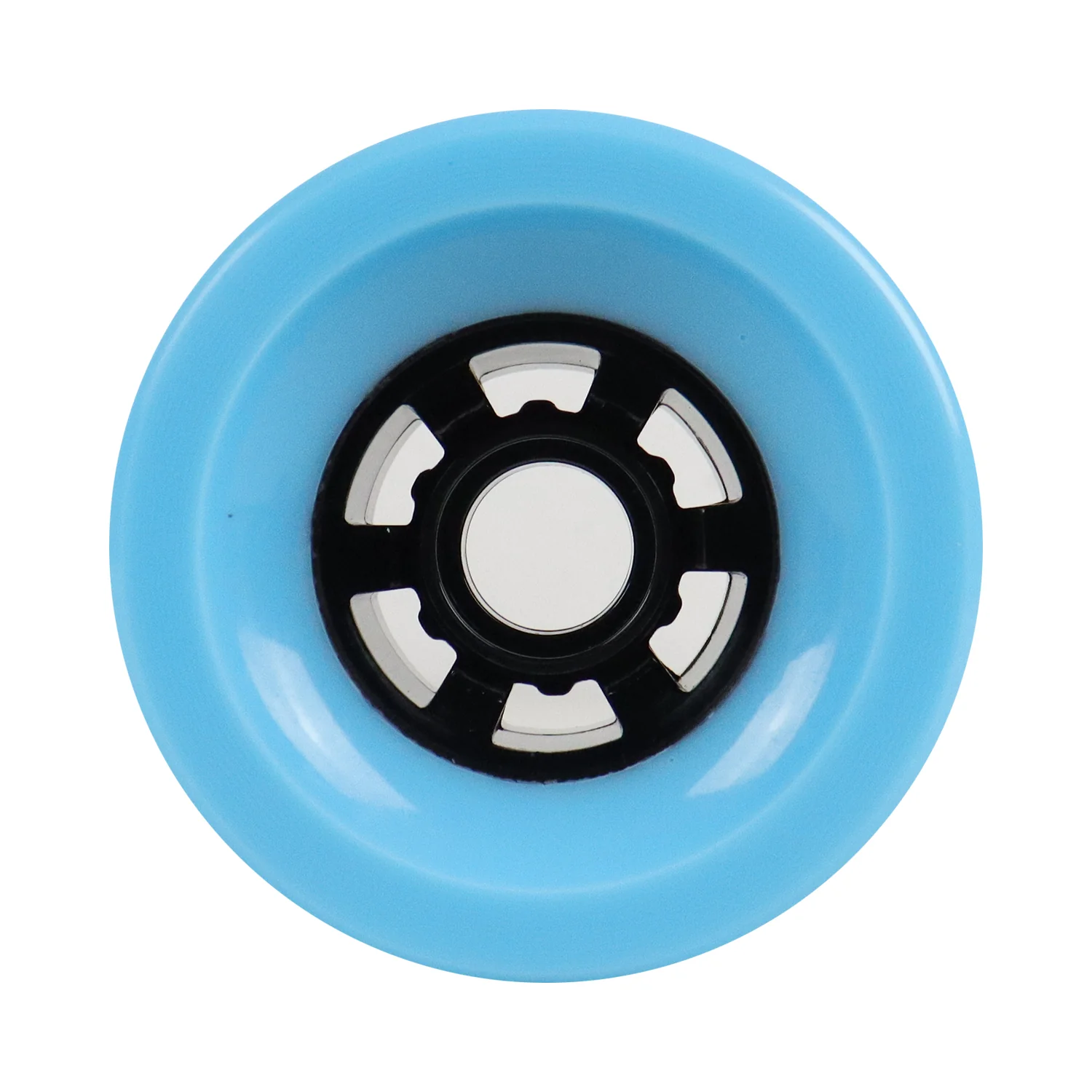 Longboard Wheels 83mm x 52mm 78A Light Blue 4-Pack - Image 3