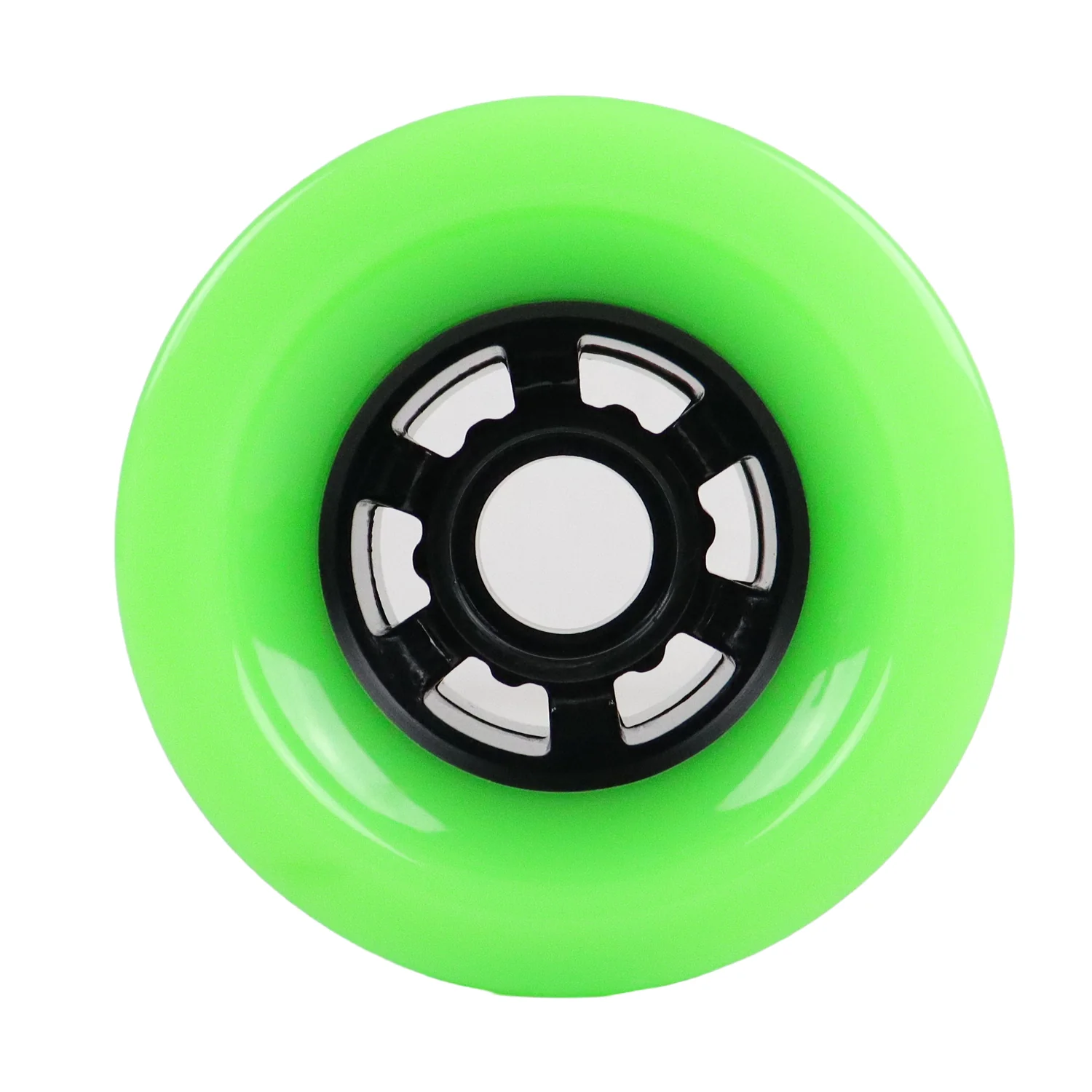 Longboard Wheels 83mm x 52mm 78A Neon Green 4-Pack - Image 2