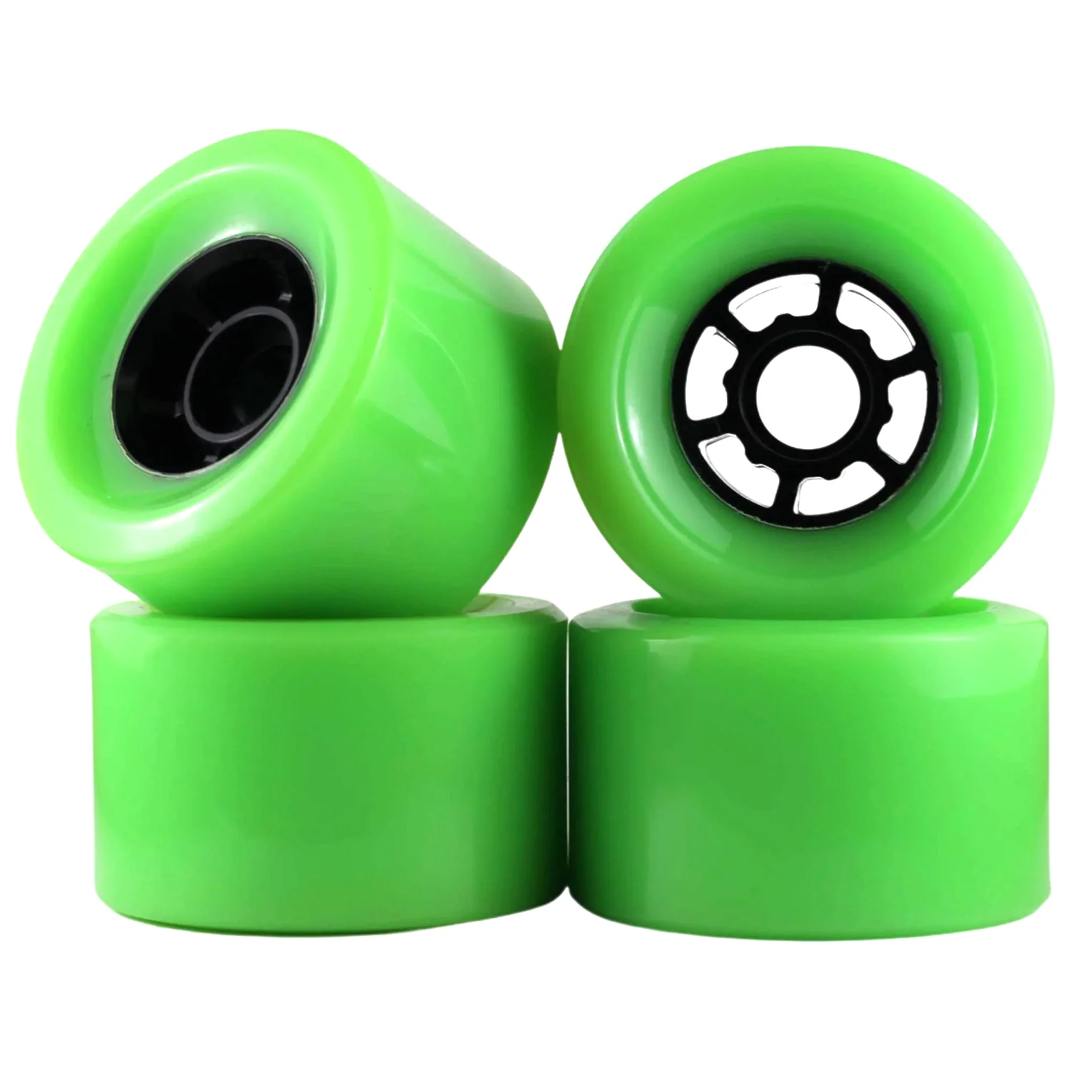 Longboard Wheels 83mm x 52mm 78A Neon Green 4-Pack - Image 5