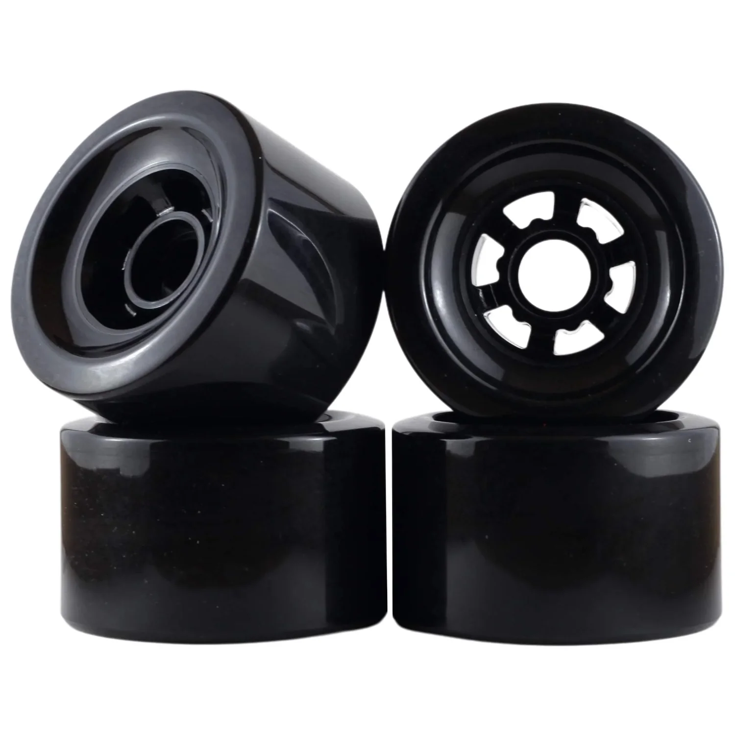 Longboard Wheels 90mm x 52mm 78A Black 4-Pack - Image 5