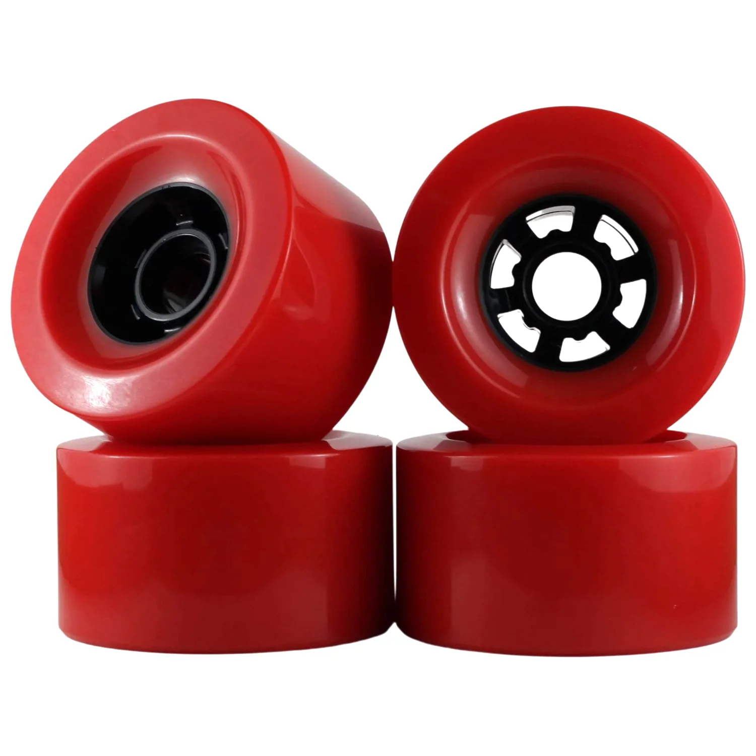 Longboard Wheels 90mm x 52mm 78A Red 4-Pack - Image 5