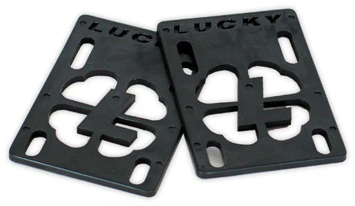 Lucky Risers 1/8" Black