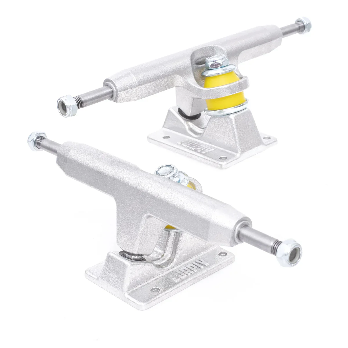 Lurpiv Skateboard Trucks Standard Polished Silver 140 (8.1") Set of 2 - Image 7