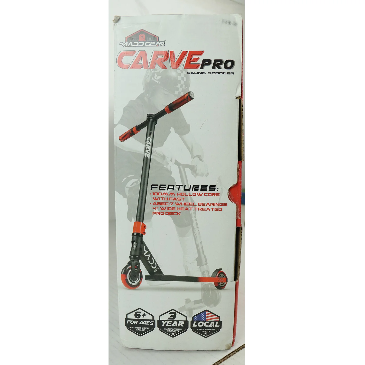 Madd Gear Scooter Carve Pro Red/Black - Image 4