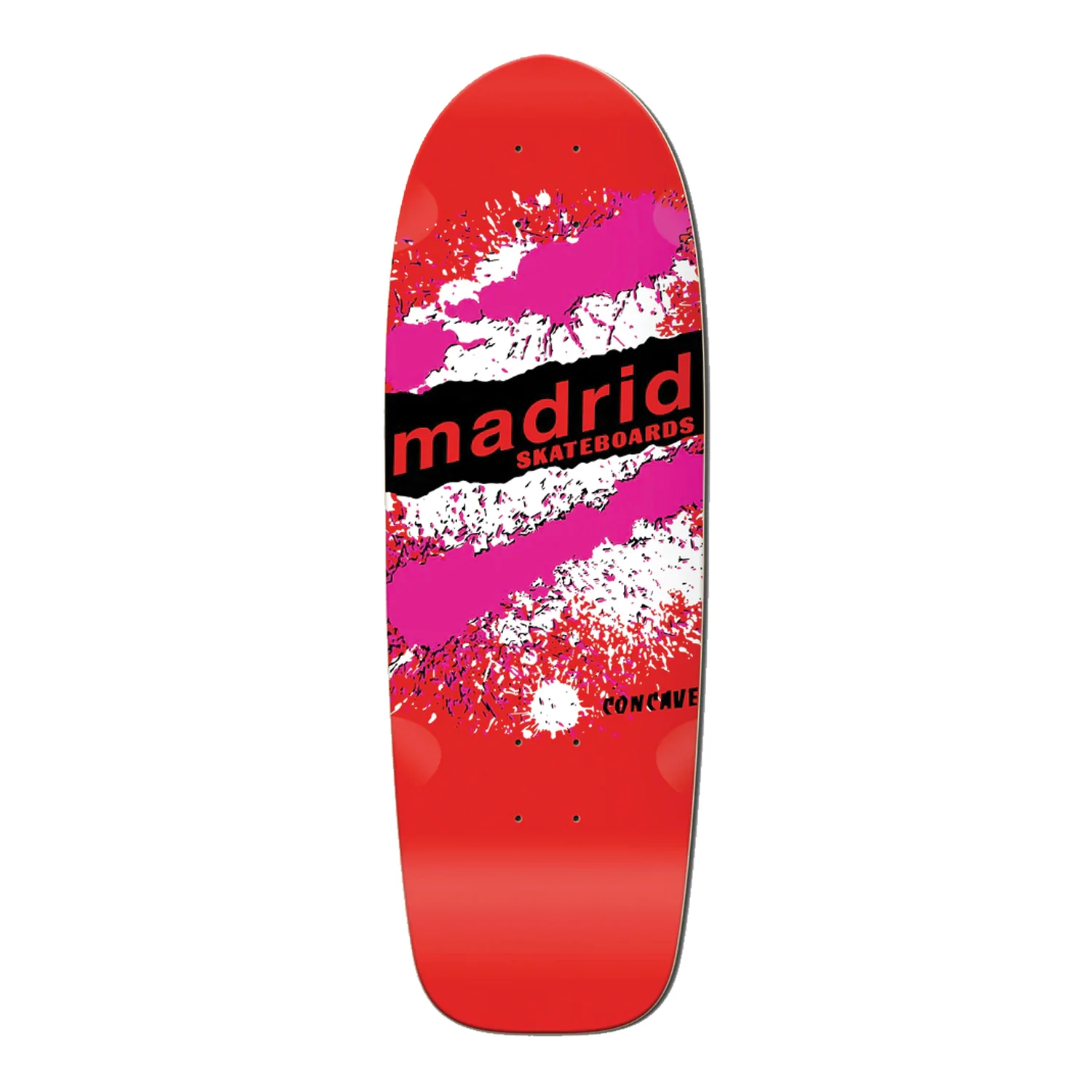 Madrid Deck Explosion Re-Issue Red 9.87" x 29.87" Old School