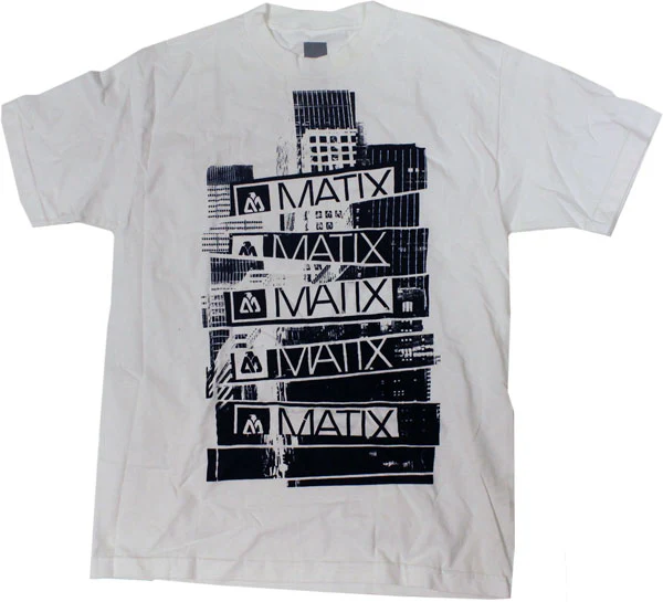 MATIX T-SHIRT SKYSCRAPER WHITE
