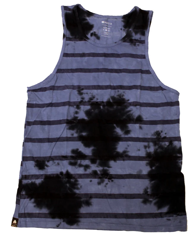 Matix Tank Stripe Check Black Large