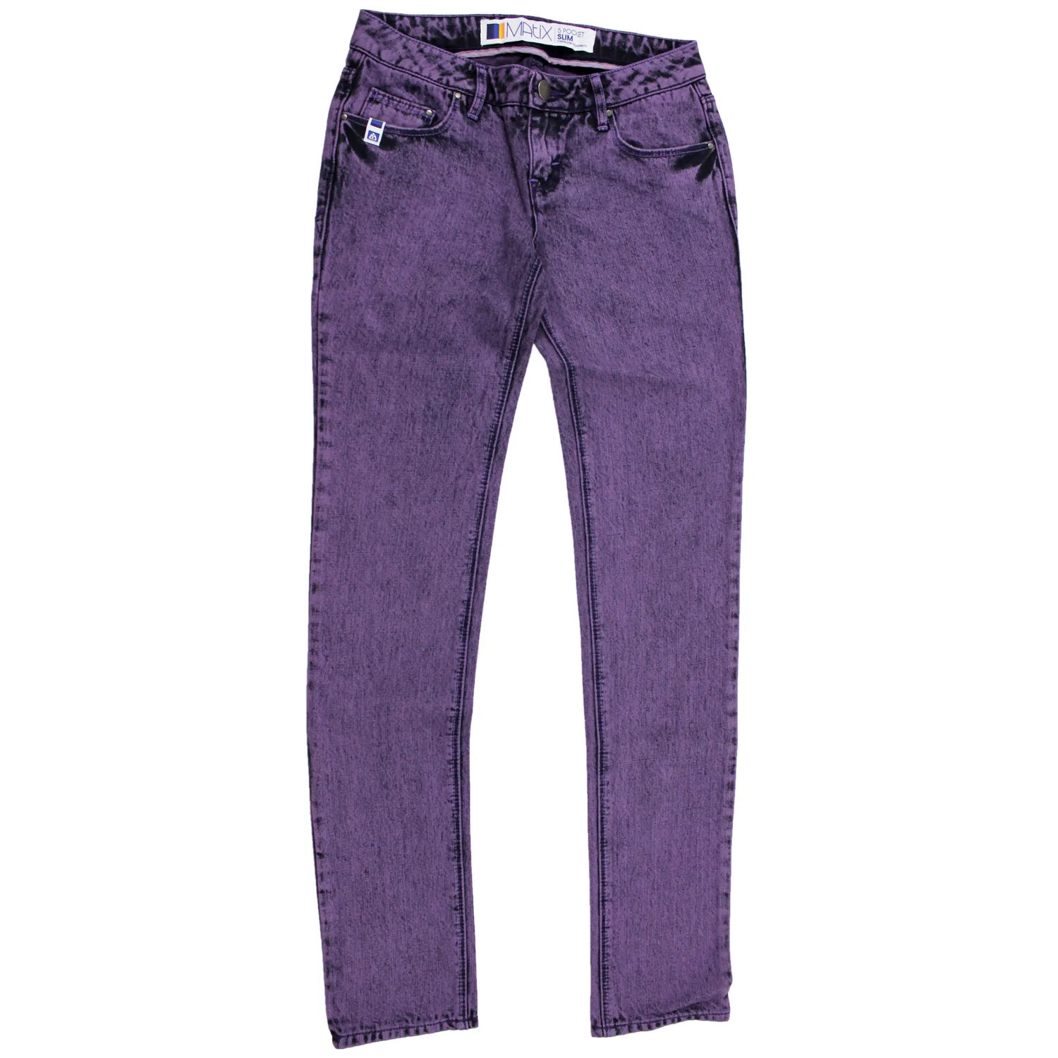 Matix Women's Pants 5 Pocket Slim Mineral Wash