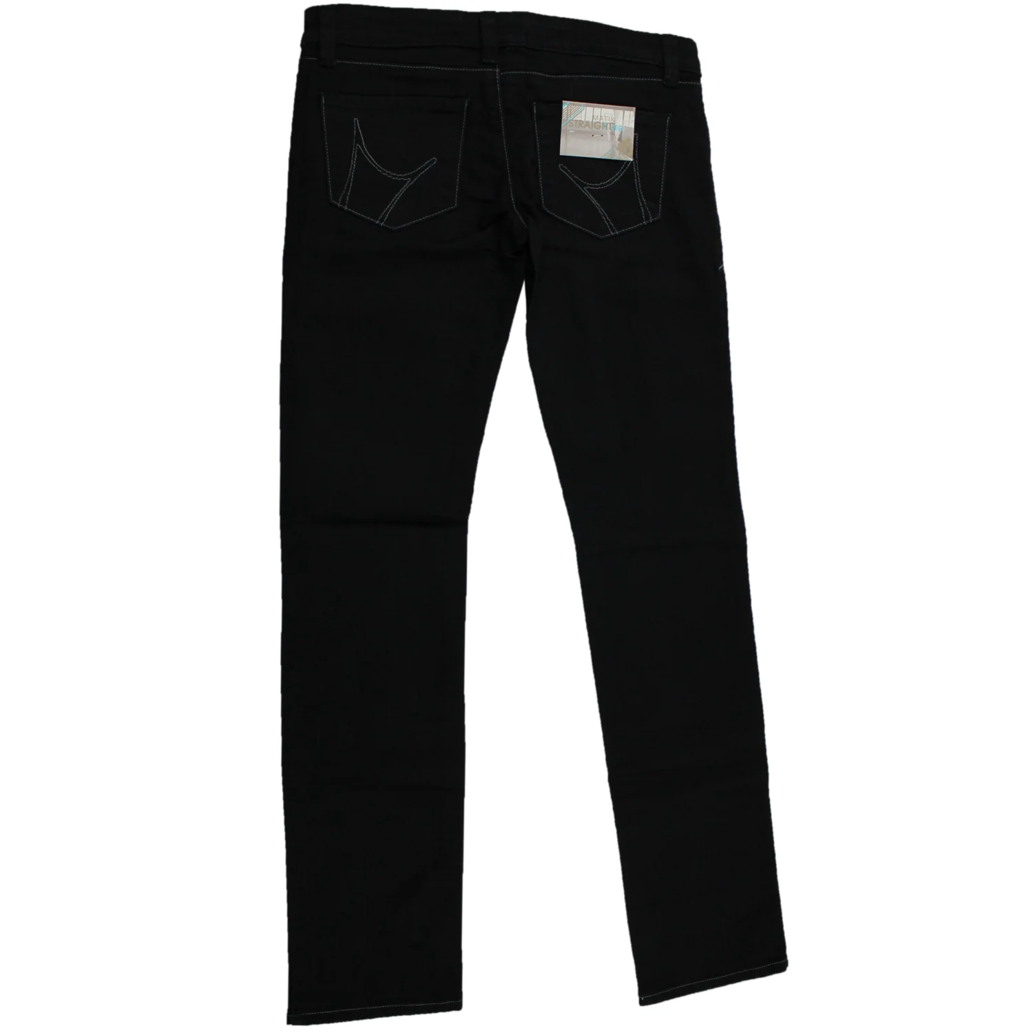Matix Women's Pants 5 Pocket Straight Black - Image 2