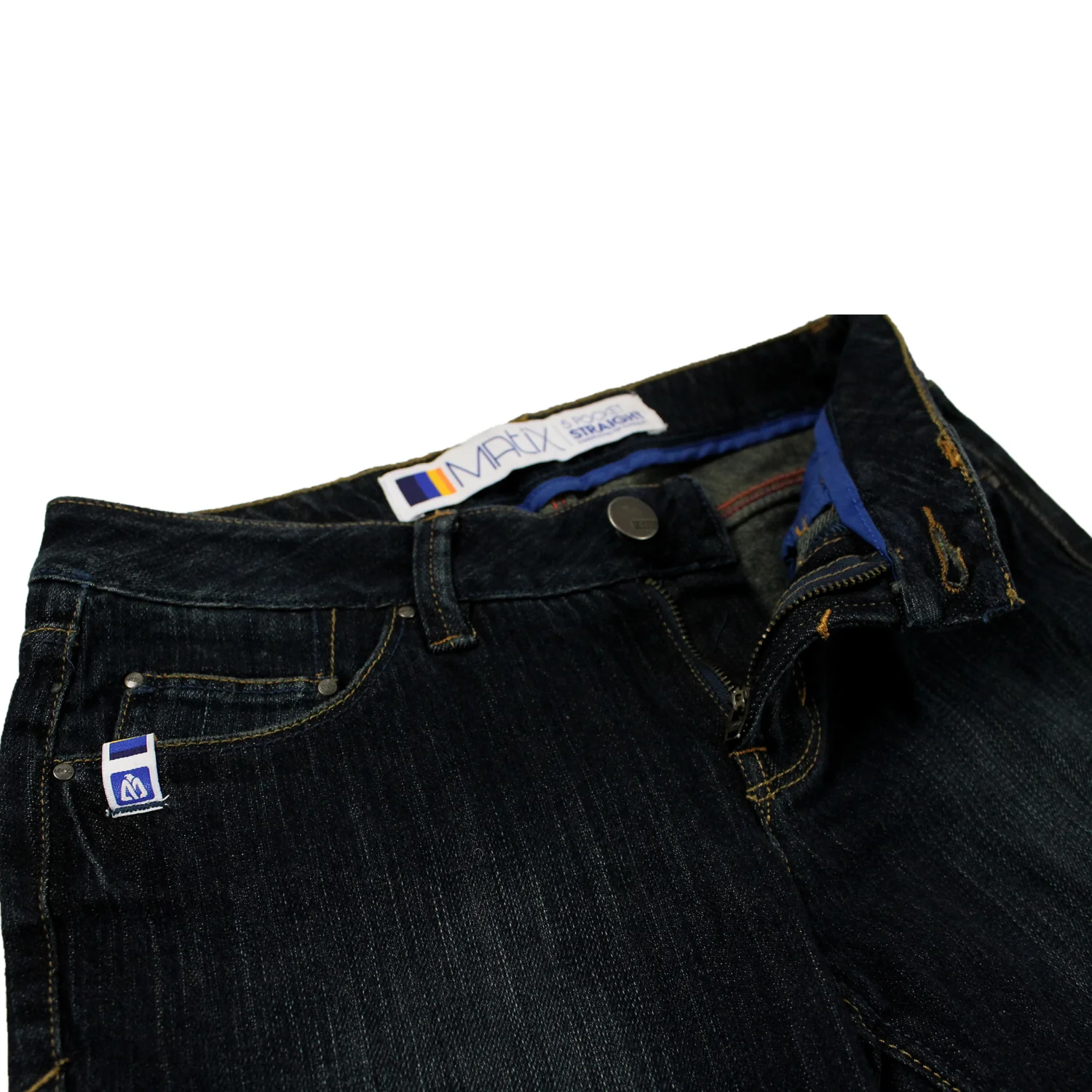 Matix Women's Pants 5 Pocket Straight Dark Blue - Image 3