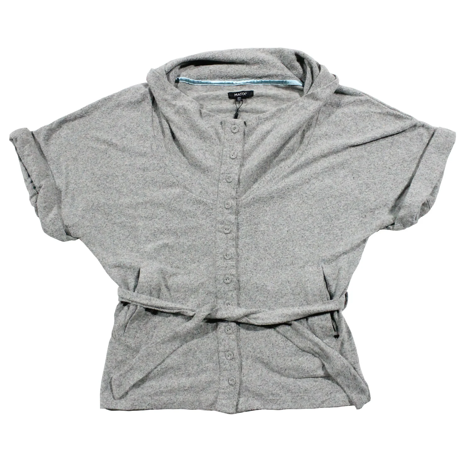 Matix Womens Sweater Writers Block Grey - Size S/M