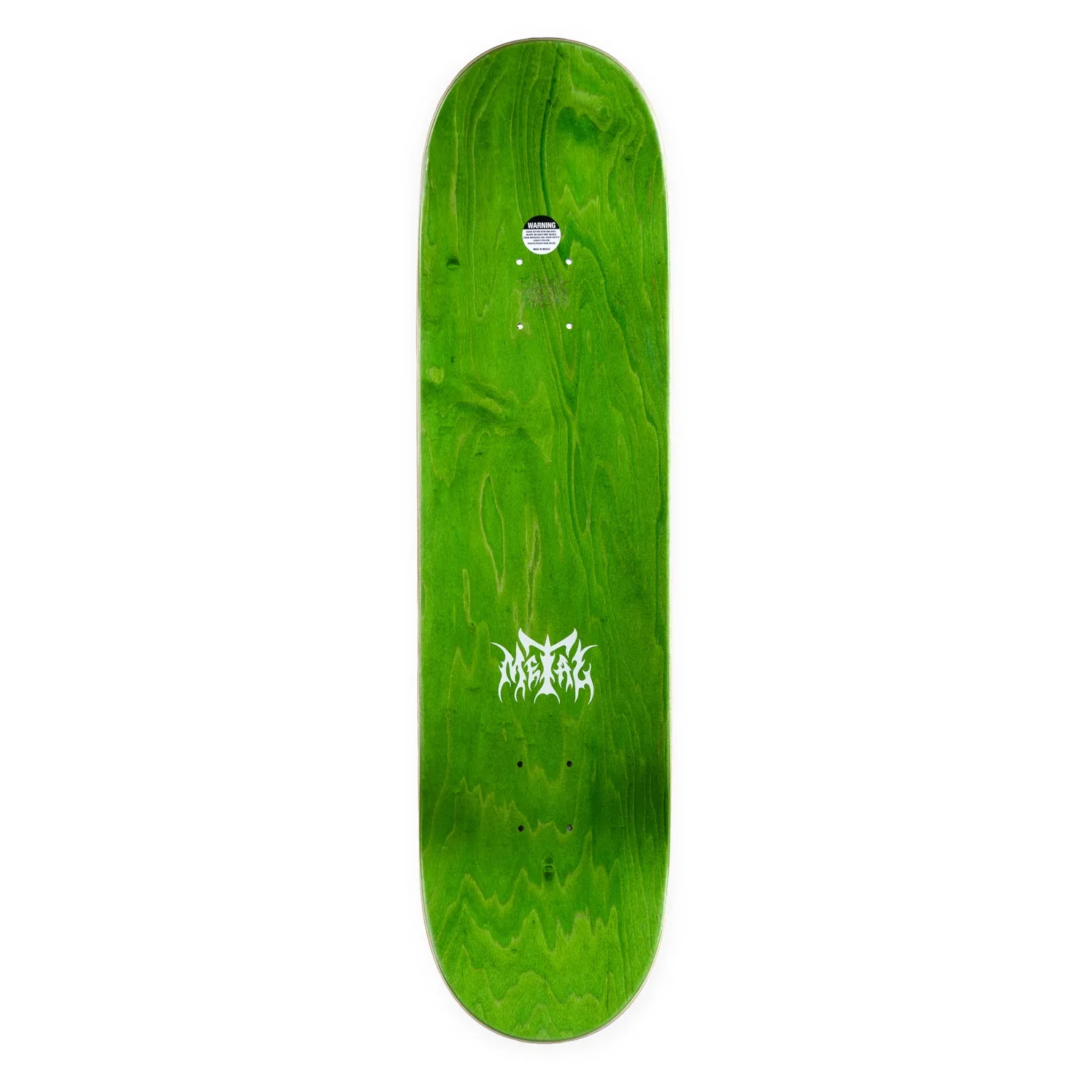 Metal Skateboard Deck Ancient Logo Black 8.375" x 32" - Image 2