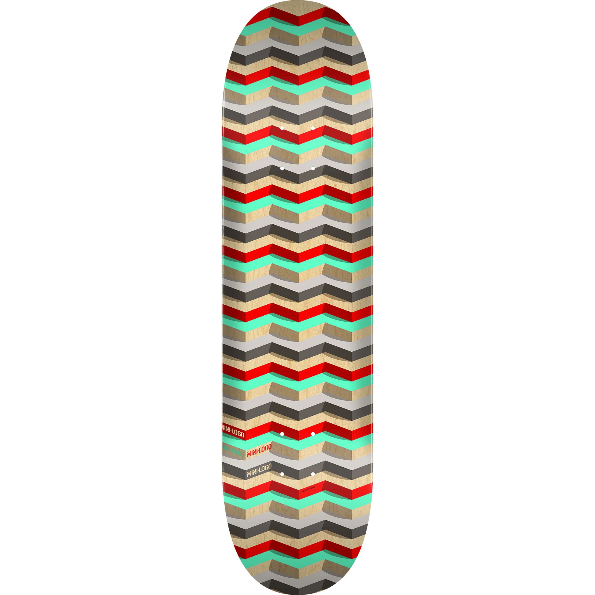 Mini Logo Skateboard Deck Steps 8.5" x 32.08"